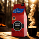 Omni Coffee Studio – Gilded Smoke box, baker’s chocolate and caramelized raw sugar notes, medium-dark roast, coffee packaging. 